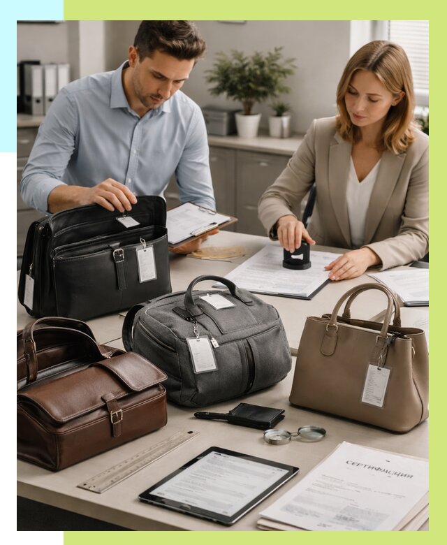 Сертификация сумок в Бузулуке от 7818 руб. | Алешин-Бзл