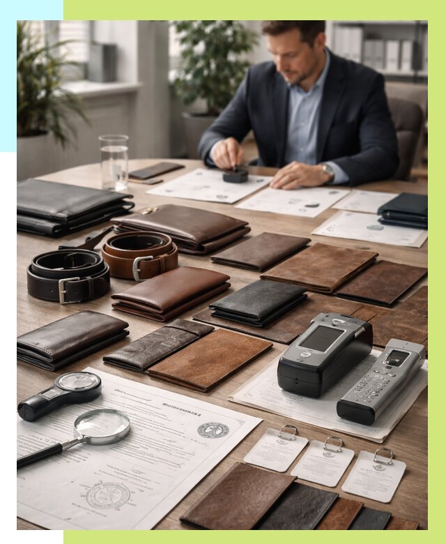 Сертификация кожаных изделий в Бузулуке от 12509 р. | Алешин-Бзл