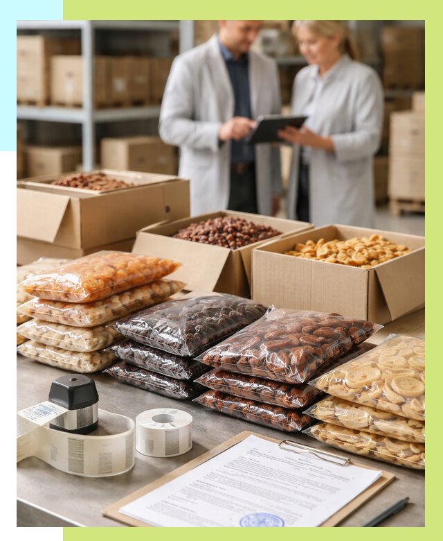 Сертификация сухофруктов в Бузулуке от 12509 р. | Алешин-Бзл под ключ