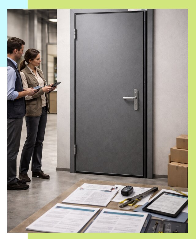 Сертификация противопожарных дверей в Бузулуке от 9382 р. | Алешин-Бзл