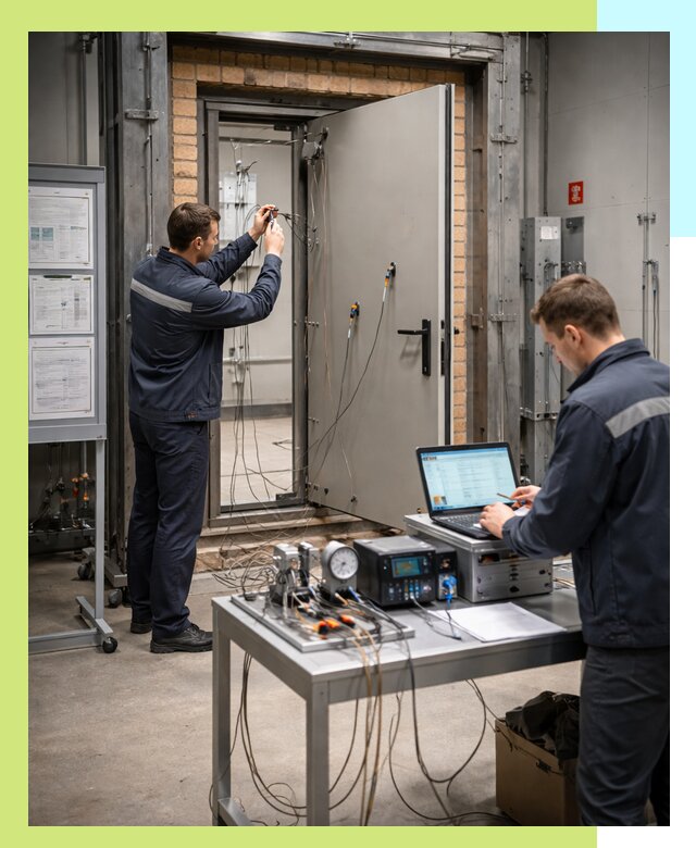 Сертификация противопожарных дверей в Бузулуке по ГОСТ и ТР