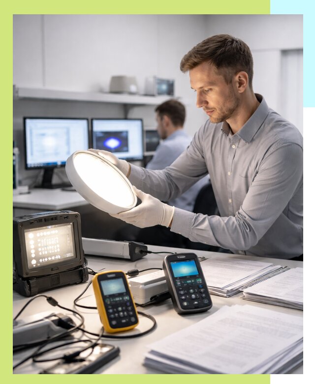 Сертификация светильников в Бузулуке: испытания и оформление