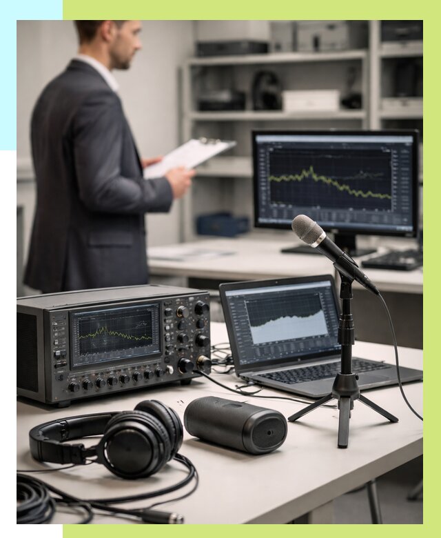 Сертификация аудиотехники в Бузулуке от 15636 р., Алешин-Бзл