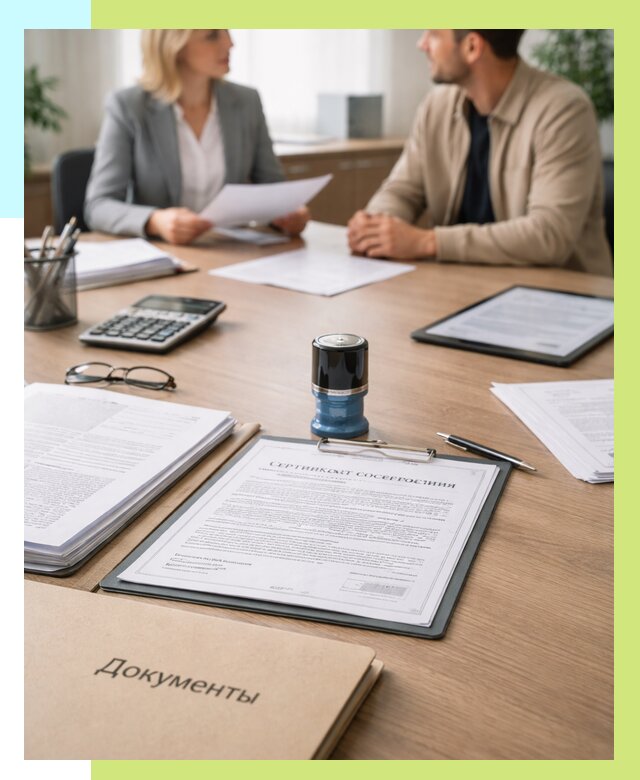 Сертификат соответствия на продукцию в Бузулуке от 15636 р.|Алешин-Бзл