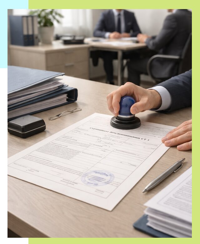 Сертификат происхождения СТ 1 в Бузулуке от 4691 р. | Алешин-Бзл