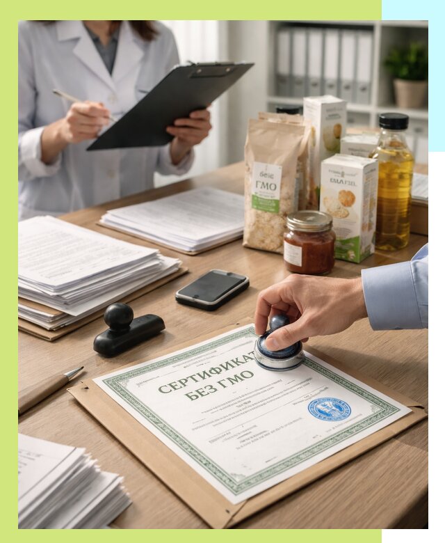 Получение сертификата Без ГМО для продукции в Бузулуке