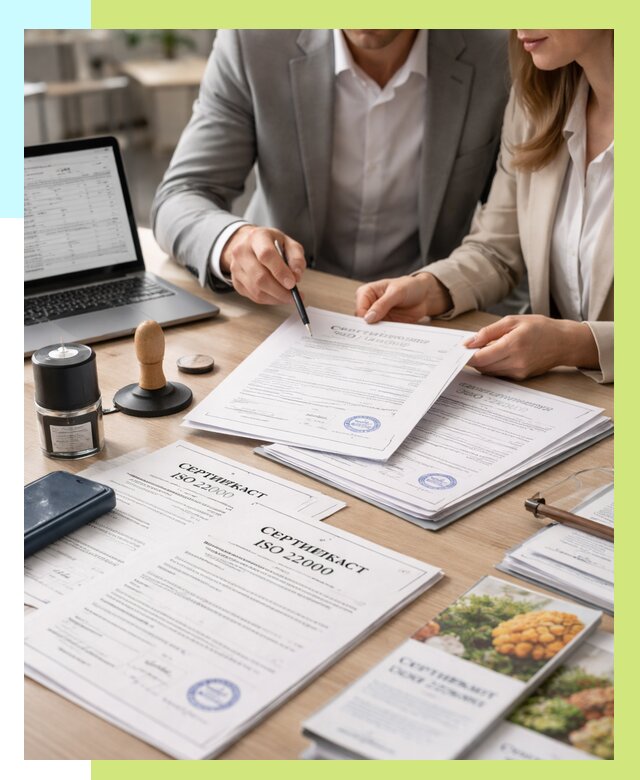 Сертификат ISO 22000 в Бузулуке от 41696 р. под ключ | Алешин-Бзл