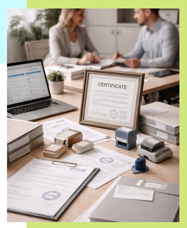 Сертификация компании в Бузулуке от 46908 р. | Алешин-Бзл — заказ